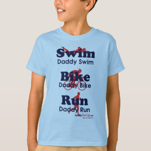T-shirt Papa de triathlon