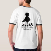 T-shirt Papa de triplet (Dos entier)