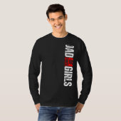 T-shirt Papa De Trois Filles (Devant entier)