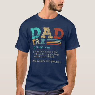 T-shirt Papa Définition fiscale Retro Papa papa Fête des p