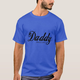 T-shirt Papa depuis 2015 Fête des pères cadeau