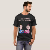 T-shirt Papa des jumeaux (Devant entier)