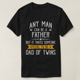T-shirt Papa des jumeaux Fête des pères cadeau pour papa