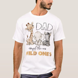 T-shirt Papa des Sauvages 1er anniversaire