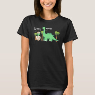 T-shirt Papa Dieu existe-t-il Athée Dinosaure mignon Athéi