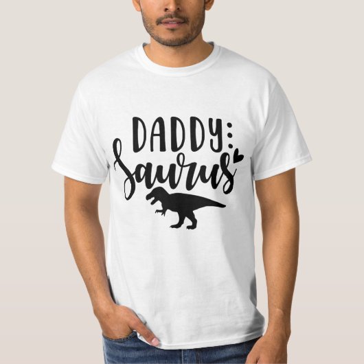 T-shirt Papa Dinosaur (Devant)