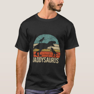 T-shirt Papa Dinosaur Daddysaurus 2 Deux pour papa