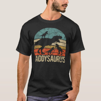 T-shirt Papa Dinosaure Daddysaurus 3 Trois Noël