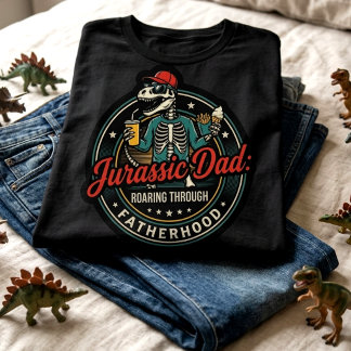 T-shirt Papa Dinosaure Drôle Fête des Pères