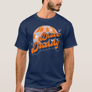 T-shirt Papa Disco Correspondant années 60 70 amis Papa