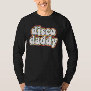 T-shirt Papa Disco des années 70 Costumes pour hommes 1970