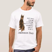 T-shirt papa Doberman (Devant)