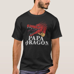 T-shirt Papa Dragon, papa, Imaginaire de dragon