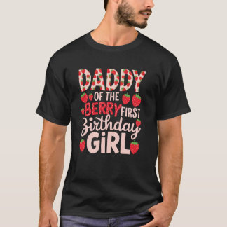 T-shirt Papa du Berry Premier anniversaire fille paille do