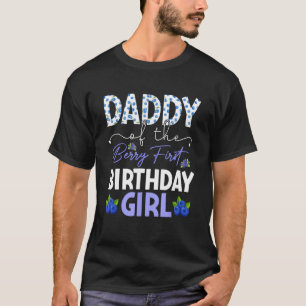 T-shirt Papa du Berry Premier Anniversaire Sweet Blueberry