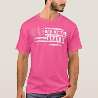 T-shirt Papa Du Flyer Drapeau Usa Pom-pom girl Cheerleader