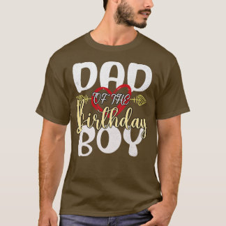 T-shirt Papa Du Garçon D'Anniversaire 2