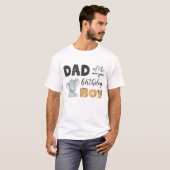 T-shirt papa du garçon d'anniversaire Elephant (Devant entier)