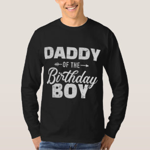 T-shirt Papa du garçon d'anniversaire fils jumelant famill