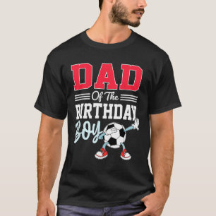 T-shirt Papa du garçon d'anniversaire Foot Famille