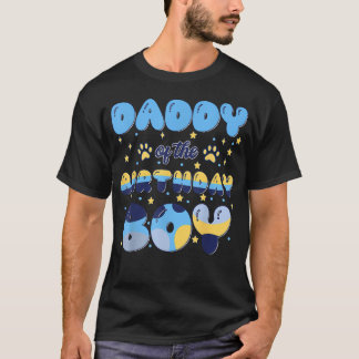T-shirt Papa du garçon de la fête d'anniversaire Thème Par