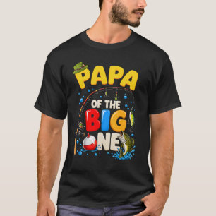 T-shirt Papa du garçon de la grande pêche d'anniversaire F