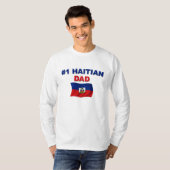 T-shirt Papa du haïtien #1 (Devant entier)