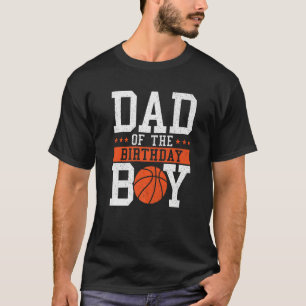 T-shirt Papa Du Joueur De Basket-Ball Anniversaire Sports