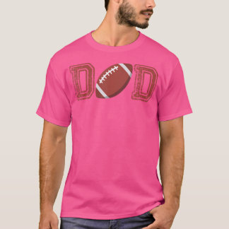 T-shirt Papa Du Joueur De Football De L'Anniversaire Qui C