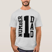 T-shirt Papa du numéro 1 (Devant)