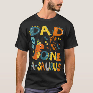 T-shirt Papa du One-A-Saurus 1er Anniversaire Dinosaure