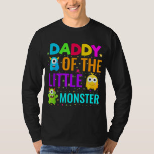 T-shirt Papa Du Petit Monstre Anniversaire Famille Monste