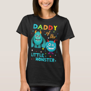 T-shirt Papa Du Petit Monstre Anniversaire Famille Monste