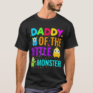 T-shirt Papa Du Petit Monstre Anniversaire Famille Monste