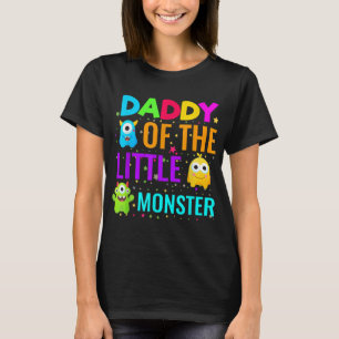 T-shirt Papa Du Petit Monstre Anniversaire Famille Monste