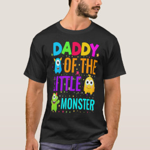 T-shirt Papa Du Petit Monstre Anniversaire Famille Monste