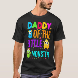 T-shirt Papa Du Petit Monstre Anniversaire Famille Monste