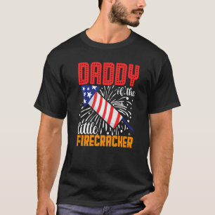 T-shirt Papa Du Petit Pirate 4 juillet Né