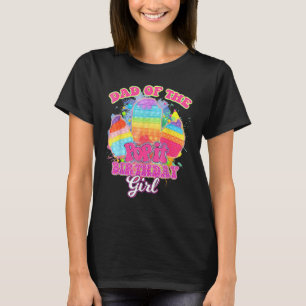 T-shirt Papa Du Pop It Anniversaire Fille Poppin Jouet Fid