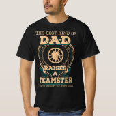T-shirt Papa du Teamster Fière (Devant)