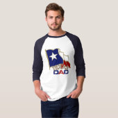 T-shirt papa du Texas (Devant entier)