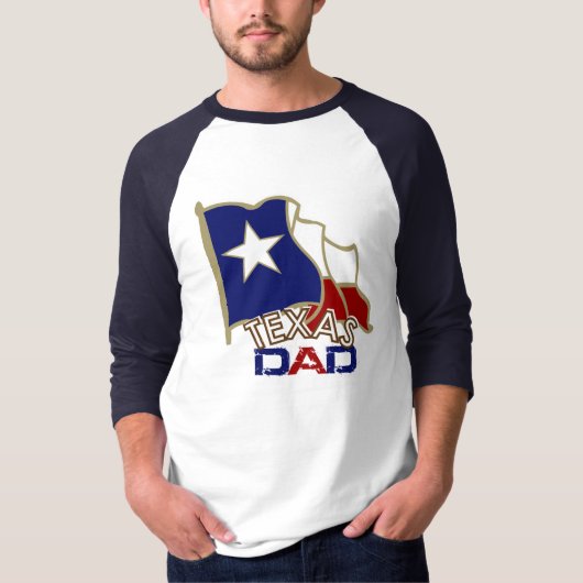 T-shirt papa du Texas (Devant)
