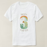 T-shirt Papa d'un amoureux de la nature de trois ans<br><div class="desc">Allez-y doucement,  c'est le père d'un enfant de trois ans.</div>