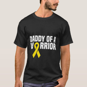 T-shirt Papa d'une leucémie guerrière enfants Cancer de 