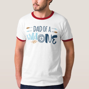 T-shirt Papa d'une une chemise sauvage