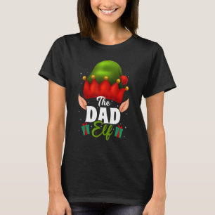 T-shirt Papa Elf Matching Family Group Christmas Party Paj
