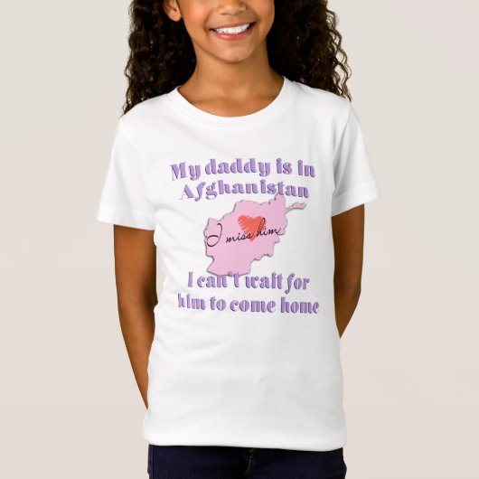T-Shirt Papa en Afghanistan (Devant)