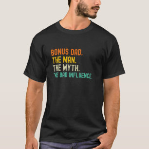 T-shirt Papa en Prime l'Homme le Mythe la Mauvaise Influen