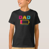T-shirt Papa épuisé (Devant)