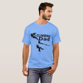 T-shirt Papa escalade rock (Devant entier)